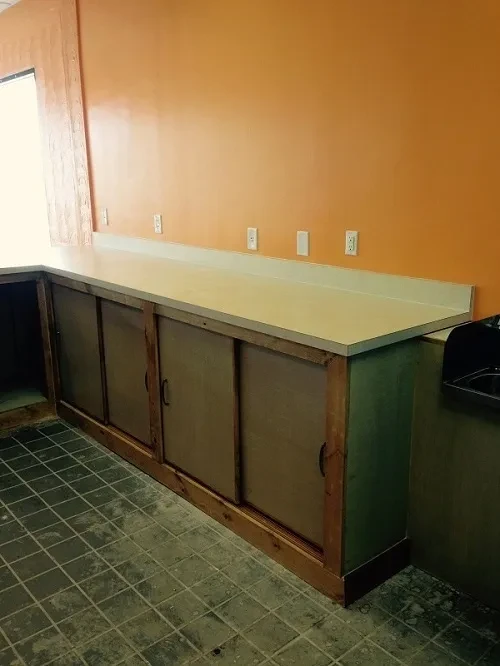 Restaurant interior commercial remodeling project