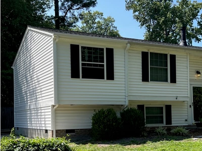 Sunroom and family room addition exterior