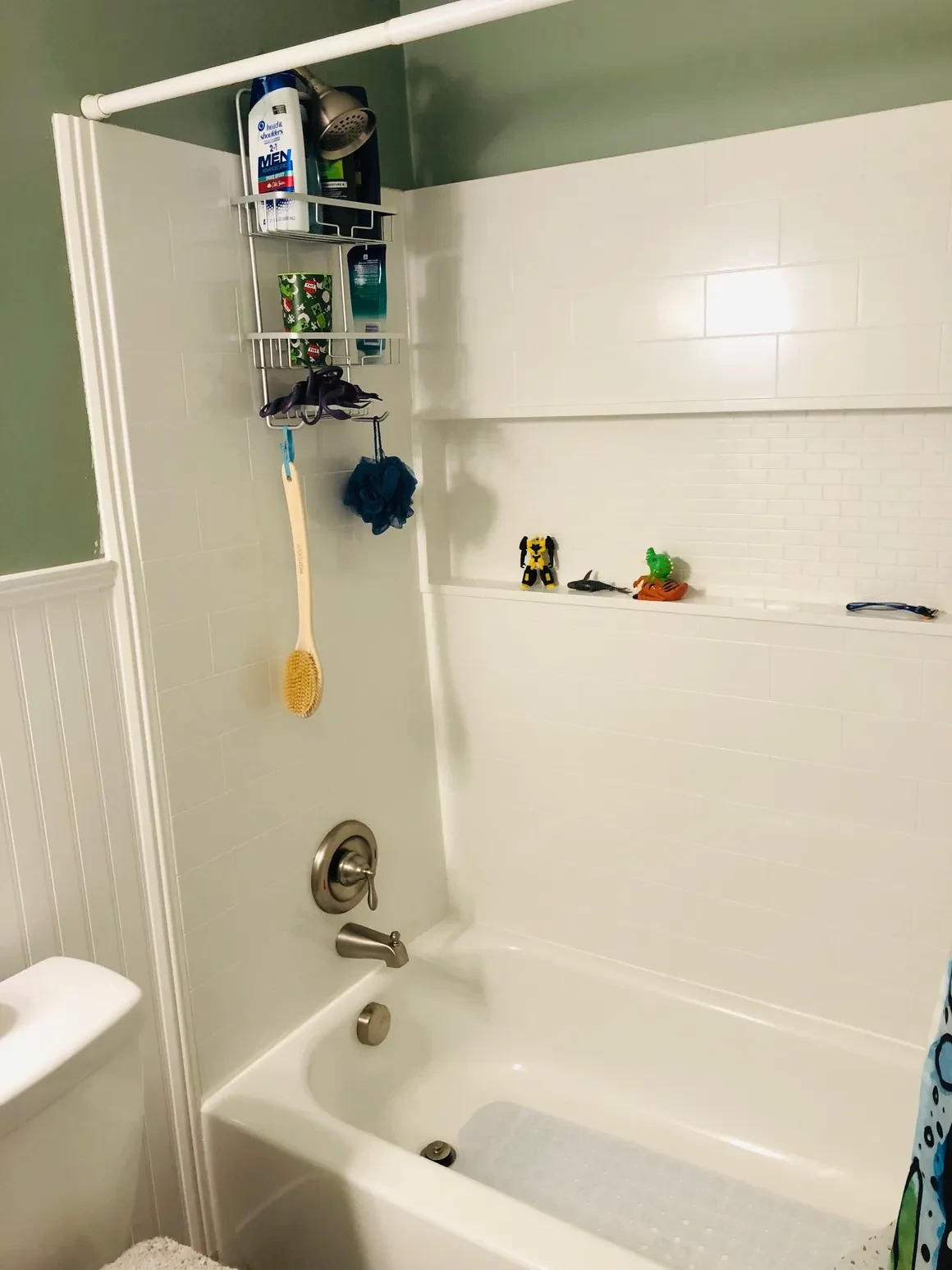 Organized shower caddy bathroom storage