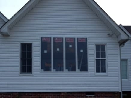 Replacement windows installation