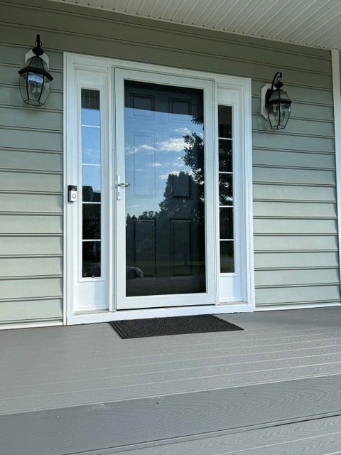 Door installation project by CarpenTech Remodeling